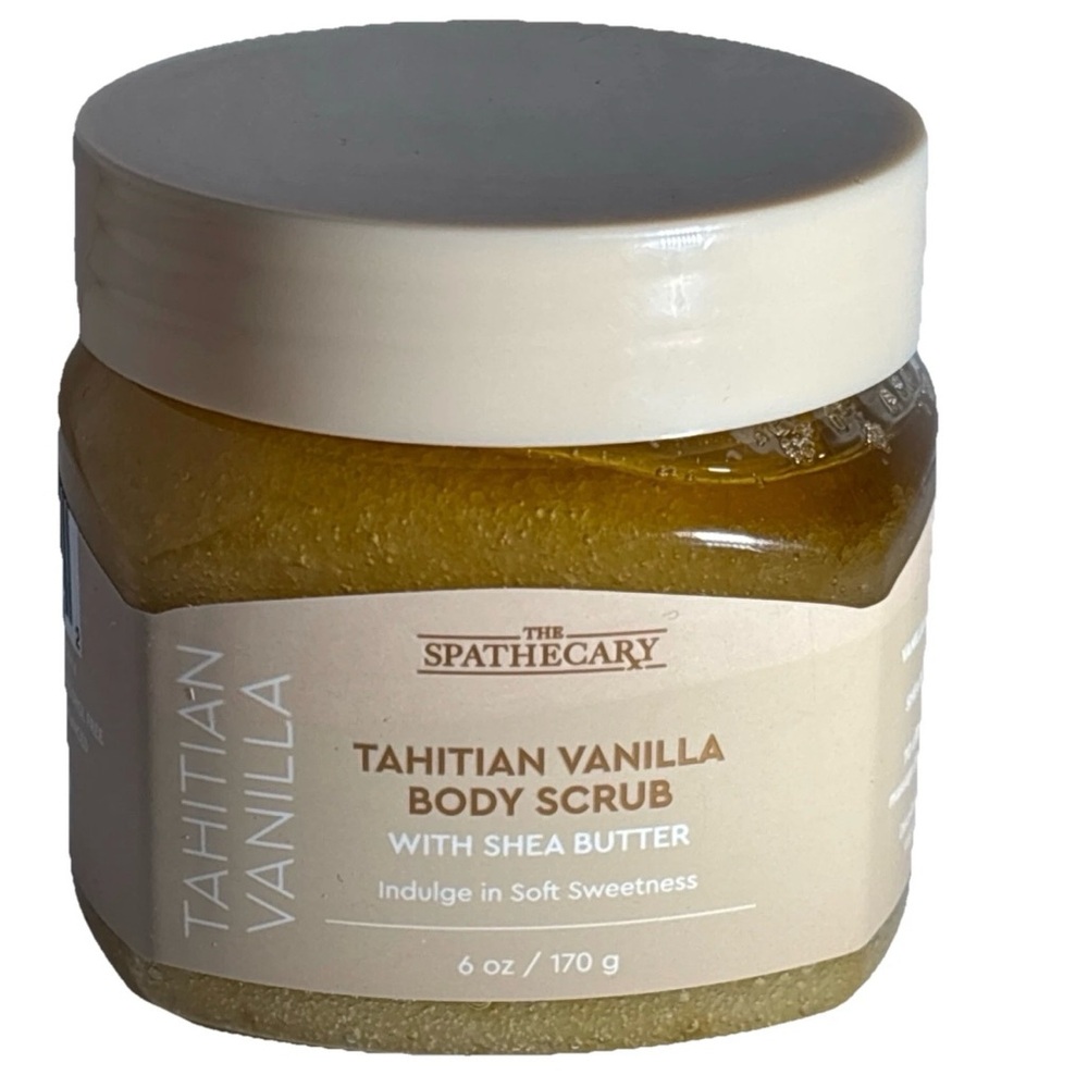 The Spathecary NEW Tahitian Vanilla Body Scrub With Shea Butter. 6 Oz. New PC - Picture 3 of 7